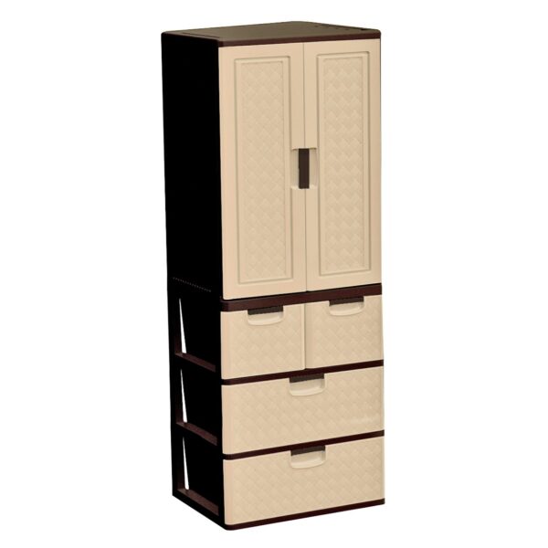 ARMARIO CAJONERA SUPREMA DUO BEIGE/CAFÉ PICKA