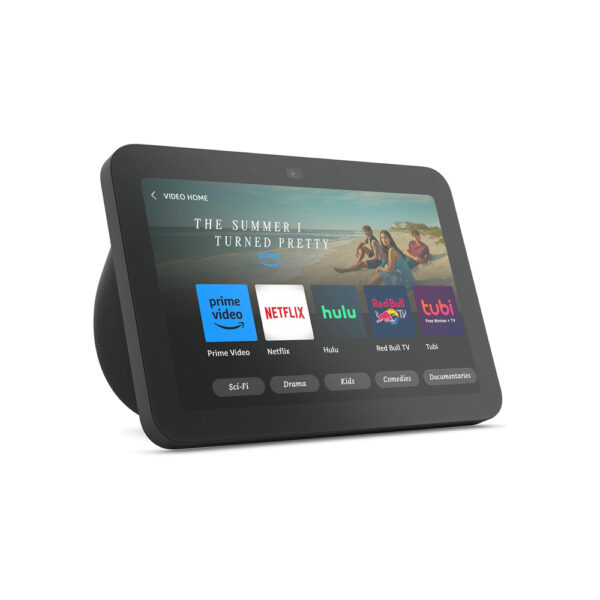 PANTALLA AMAZON ECHO SHOW 8 GEN. 3 NEGRO TACTIL 8 ALEXA WIFI BT ZIGBEE FIRE OS